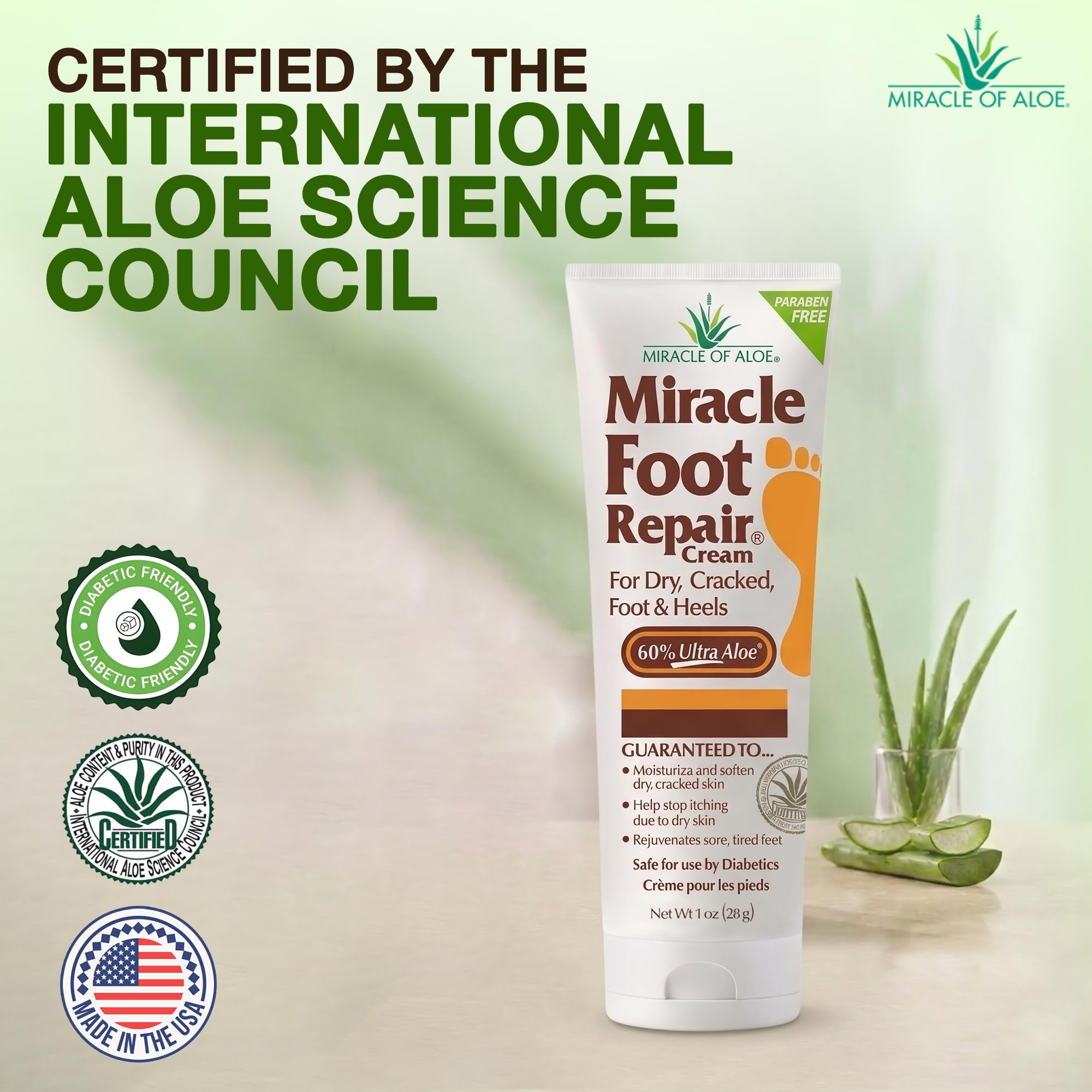 Miracle of Aloe open jar showing creamy texture and concentrated aloe benefit