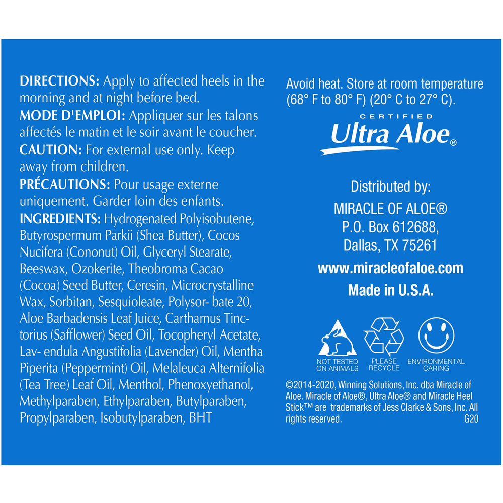 Miracle of Aloe products beside a passport indicating travel-friendly benefit
