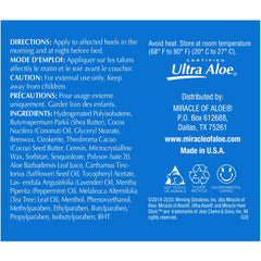 Miracle of Aloe products beside a passport indicating travel-friendly benefit