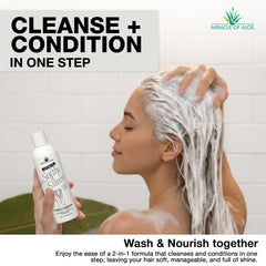 Miracle of Aloe back label close-up showing ingredients and usage guidance