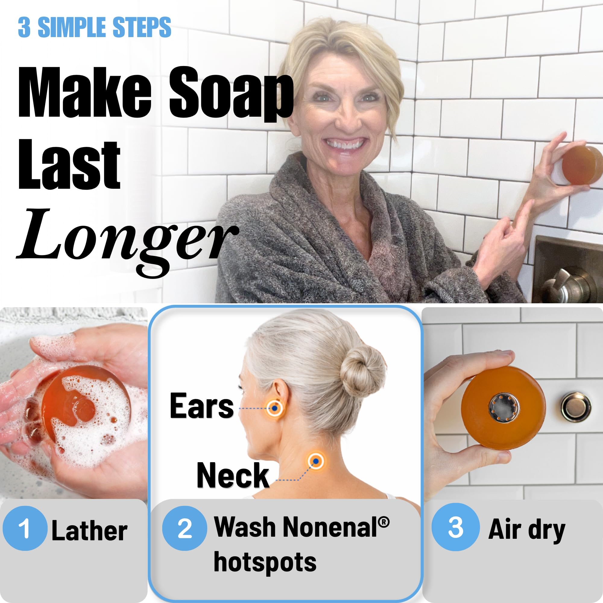 Mirai soap lather closeup showing rich foam and effective cleansing
