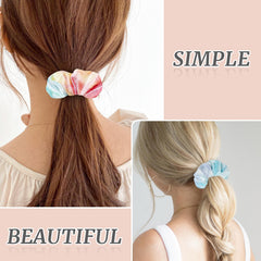 Mirlern lifestyle gym setting with scrunchie worn during workout for hands-free convenience
