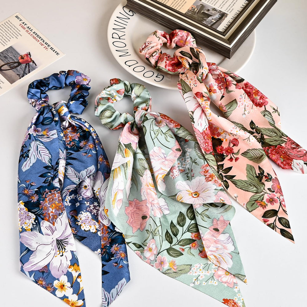 Mirlern scrunchie on wrist as accessory showing convenience and multiuse styling