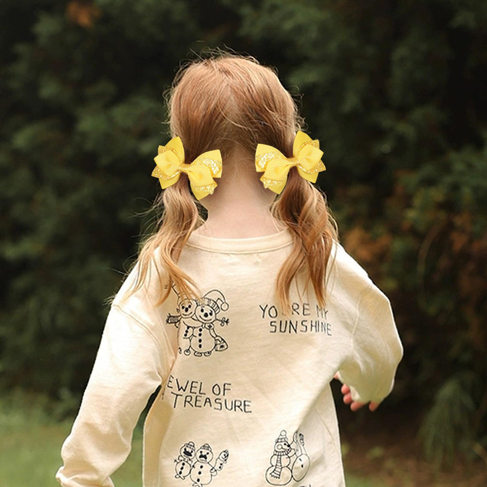 Miroksh bow clipped in a ponytail demonstrating playful style boost