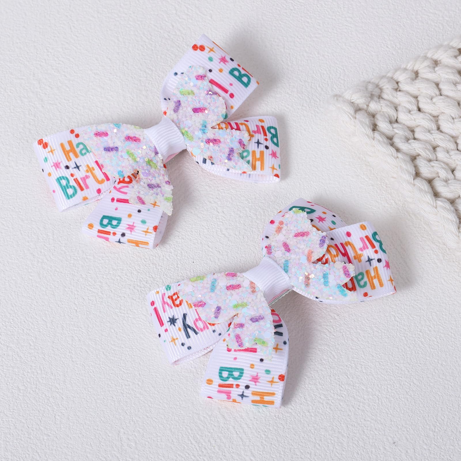 miroksh close-up of glitter confetti ribbon highlighting sparkle and texture