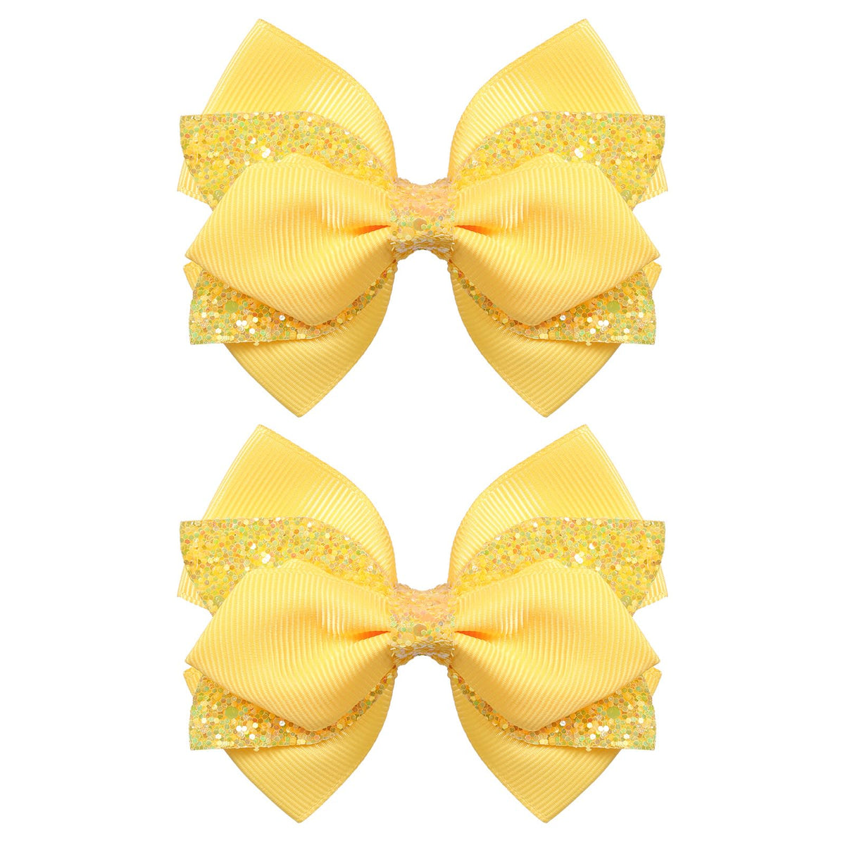 Miroksh front packaging showing two glitter yellow bows and gift-ready presentation benefit