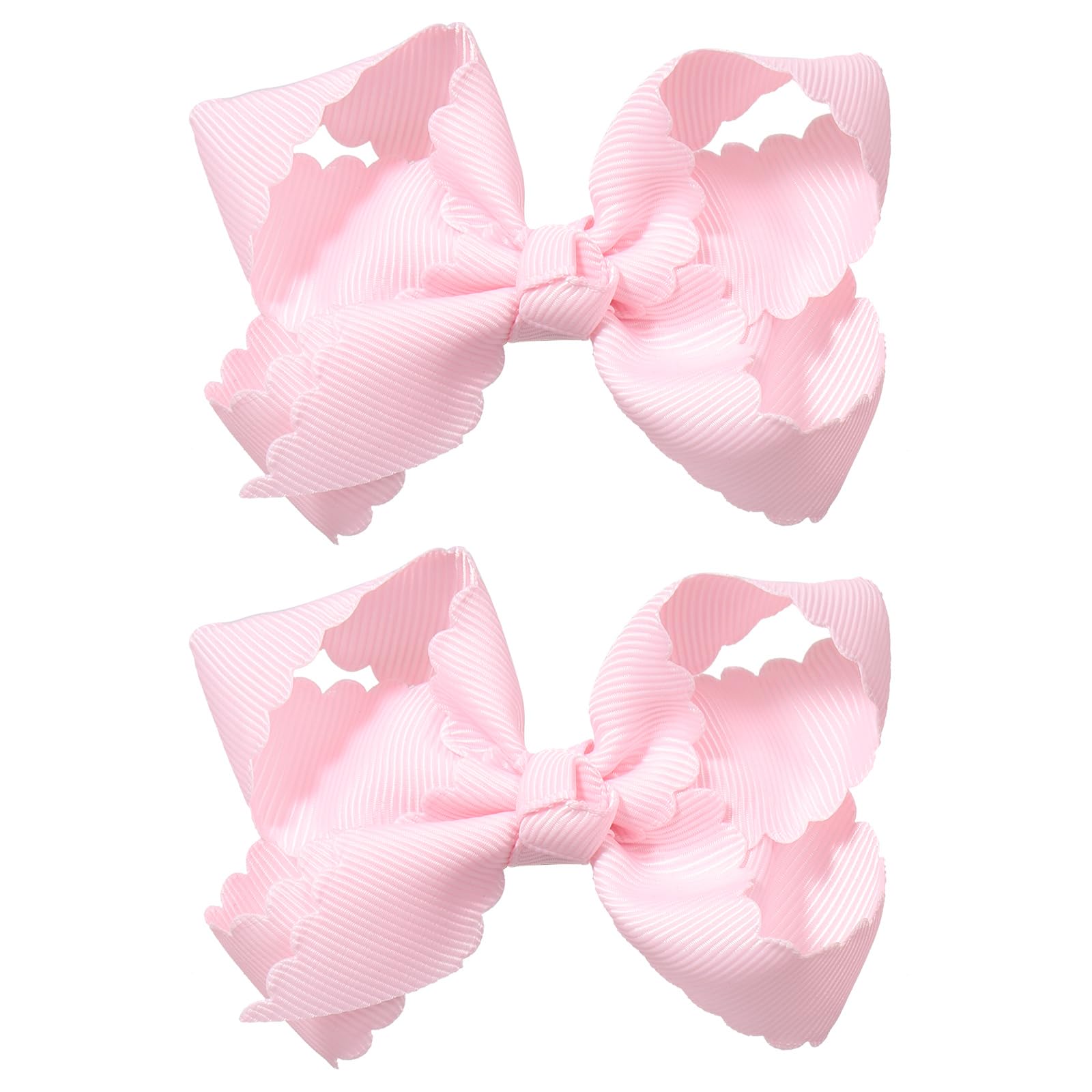 Miroksh front view of two pink bows showing neat pair presentation and gift-ready look