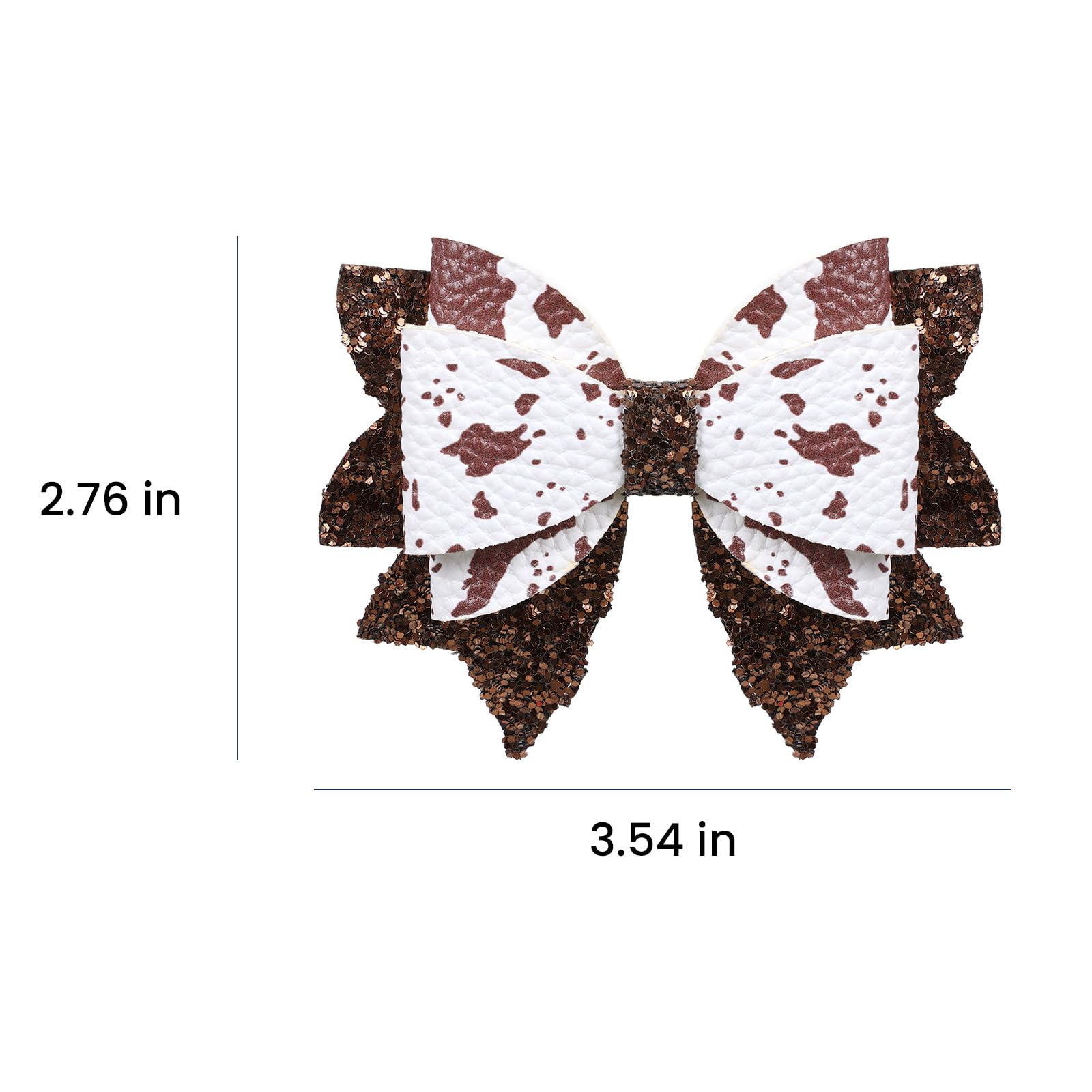 Miroksh bow worn with a western costume and denim for themed party or Halloween accessory impact