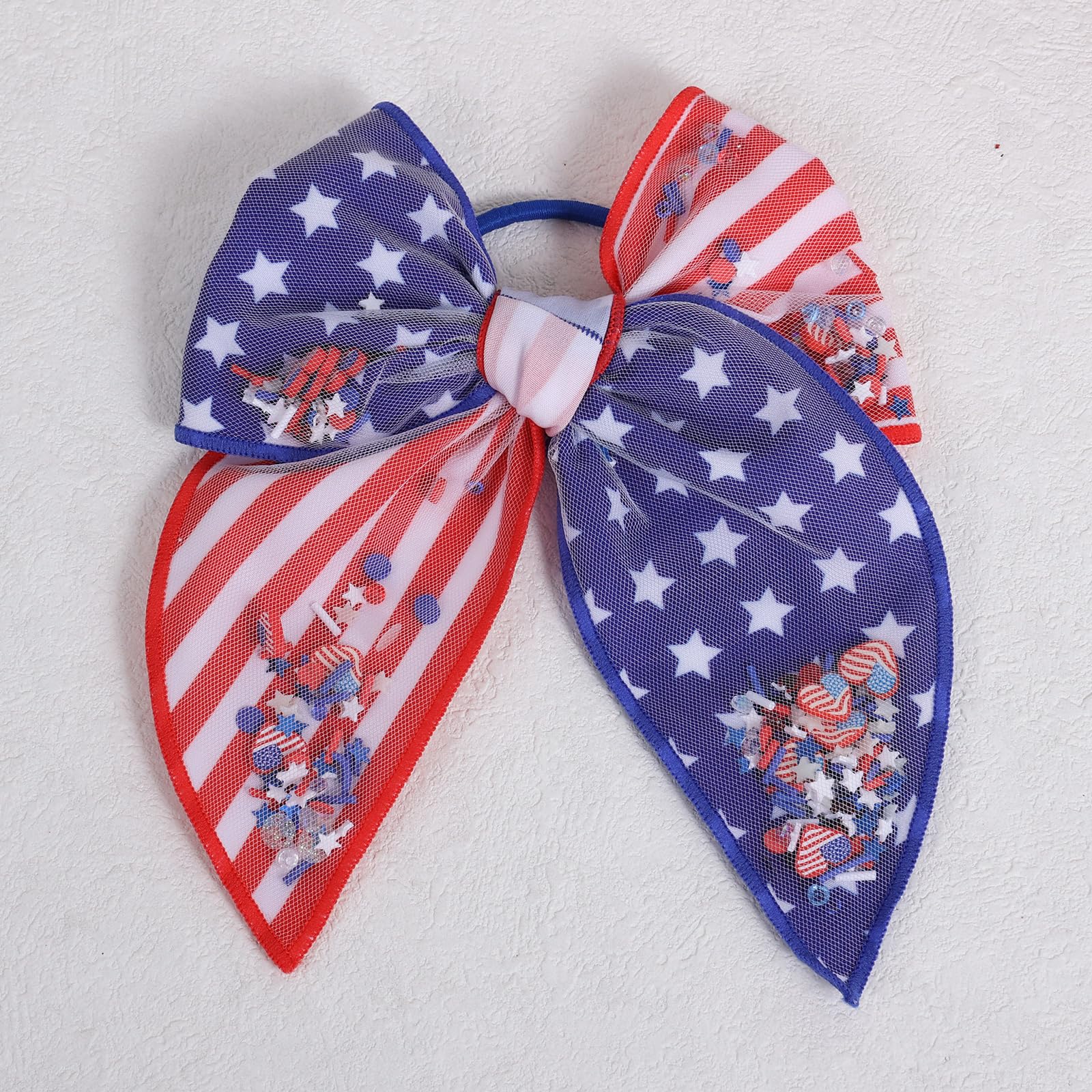 Miroksh stars and stripes pattern close-up, vibrant patriotic design