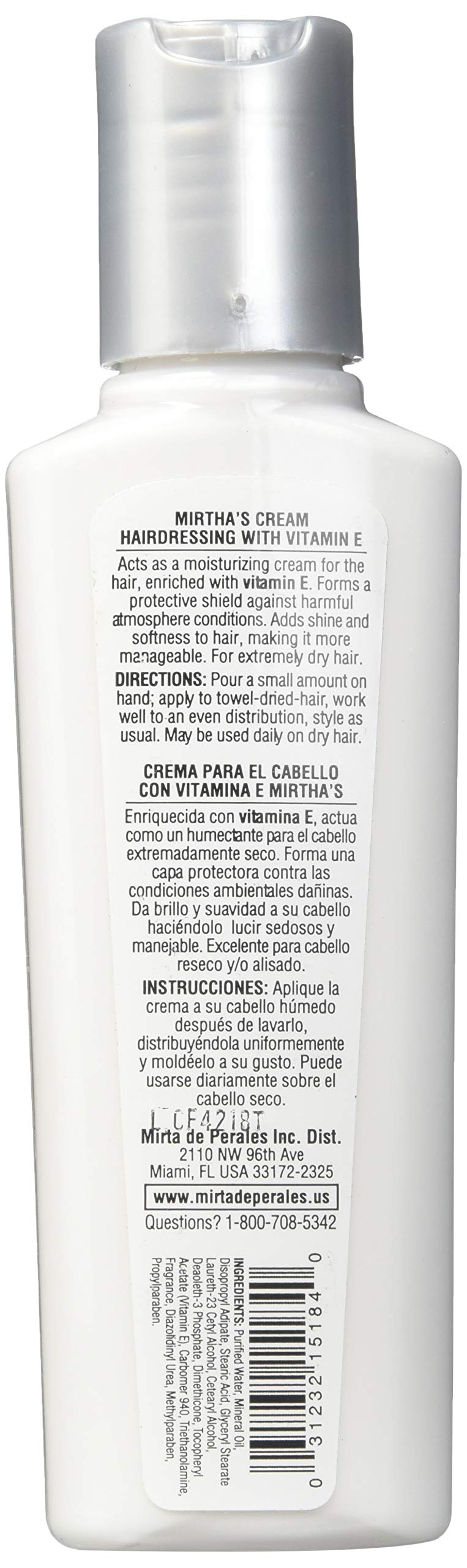 Mirta De Perales cream texture in hand demonstrating nourishing moisture