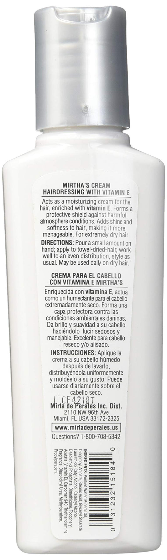 Mirta De Perales cream texture in hand demonstrating nourishing moisture