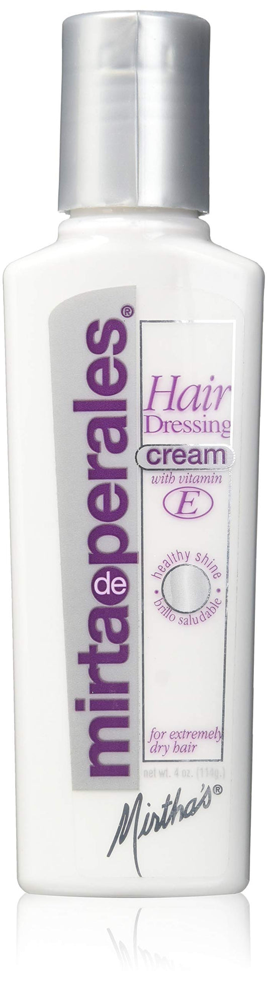 Mirta De Perales front jar showing protective cream for dry hair