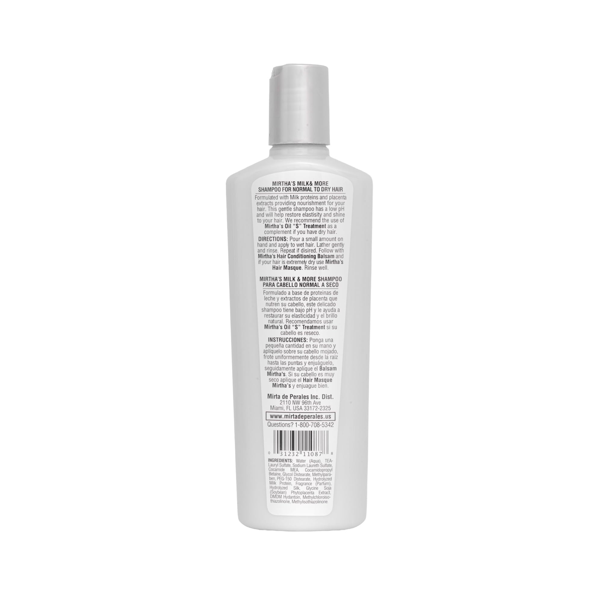 Mirta De Perales creamy lather texture for hydration