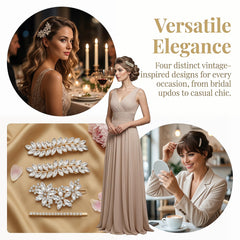 Miskate floral clip profile displays leaf shape and delicate shimmer