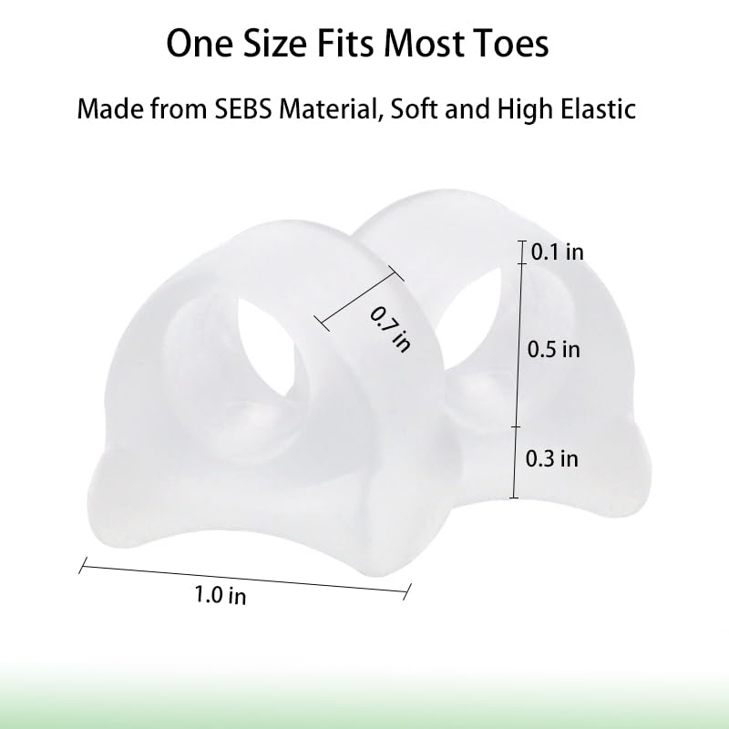 Misorita spacer worn inside a sandal demonstrating comfortable use