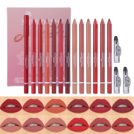 Miss Demi front packaging showing all 12 liners and palette benefits