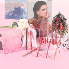 Miss Demi in use applying lip liner for defined, fuller-looking lips