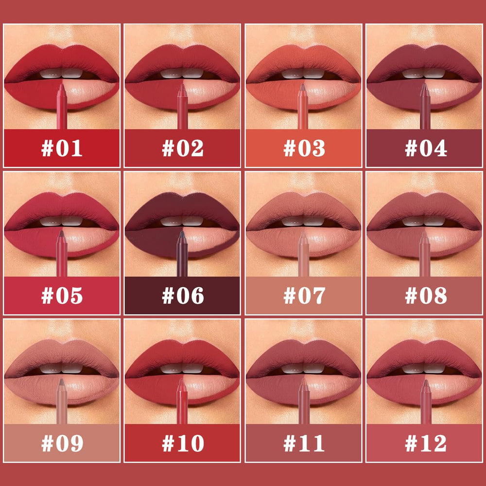 Miss Demi pencil ends and label detail highlighting shade names
