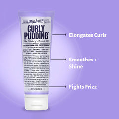 Miss Jessie's Curly Pudding open tub showing creamy texture and smoothness benefit