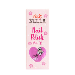 MISS NELLA label close-up highlighting non-toxic water-based ingredient benefits