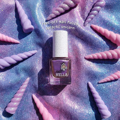 MISS NELLA close-up metallic texture showing shimmer and smooth finish