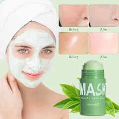MISS OCEAN close-up green tea leaves representing antioxidant soothing benefit