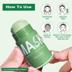 MISS OCEAN rinsing mask from face showing gentle cleansing and removal