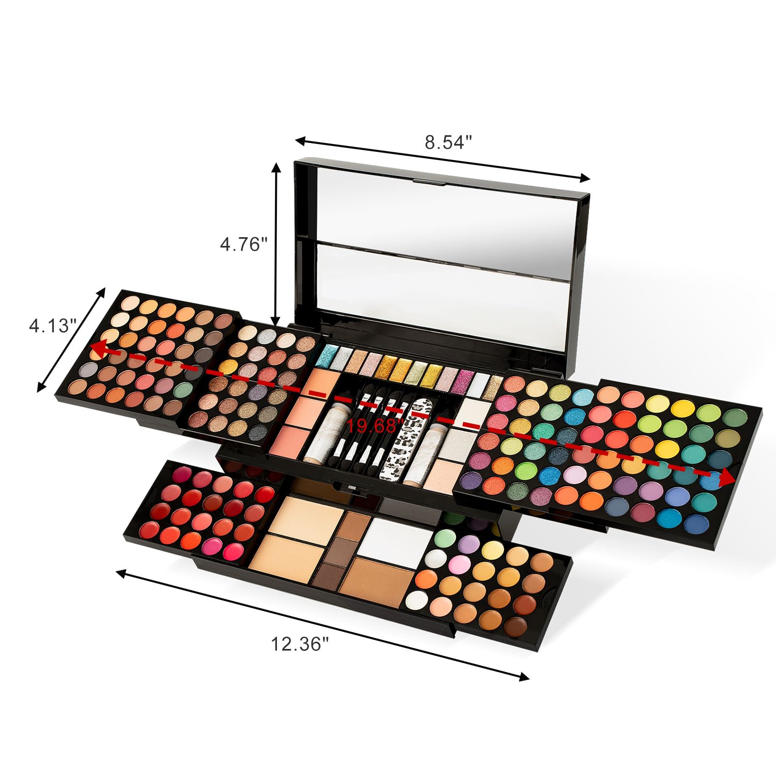 MISS ROSE M open palette displaying 187 colors for versatile looks