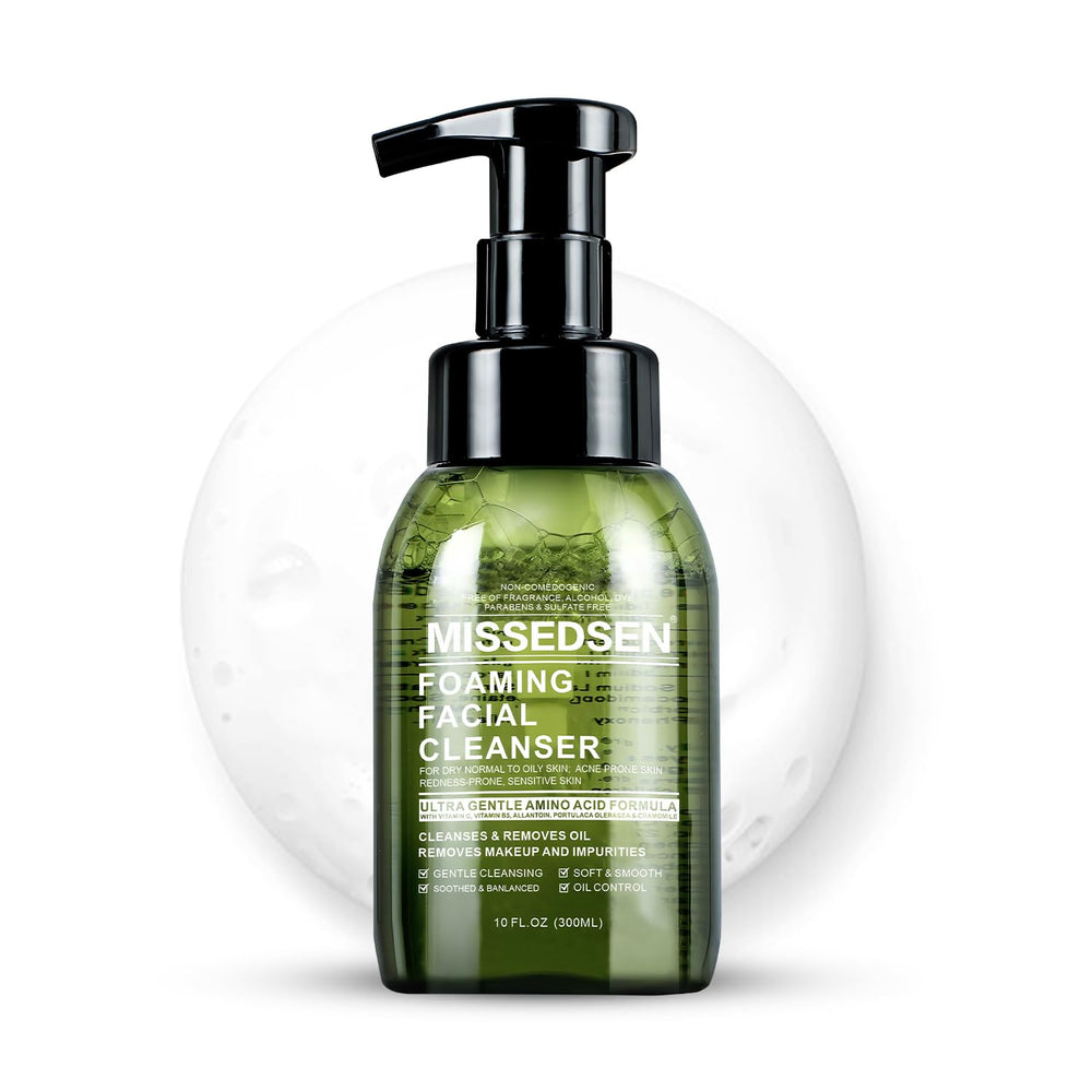 MISSEDSEN bottle front label showing product identity and clear benefits