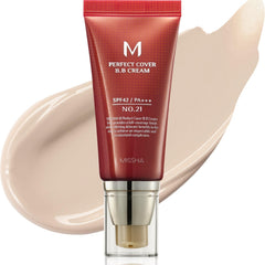 MISSHA tube front view showing label and SPF benefit
