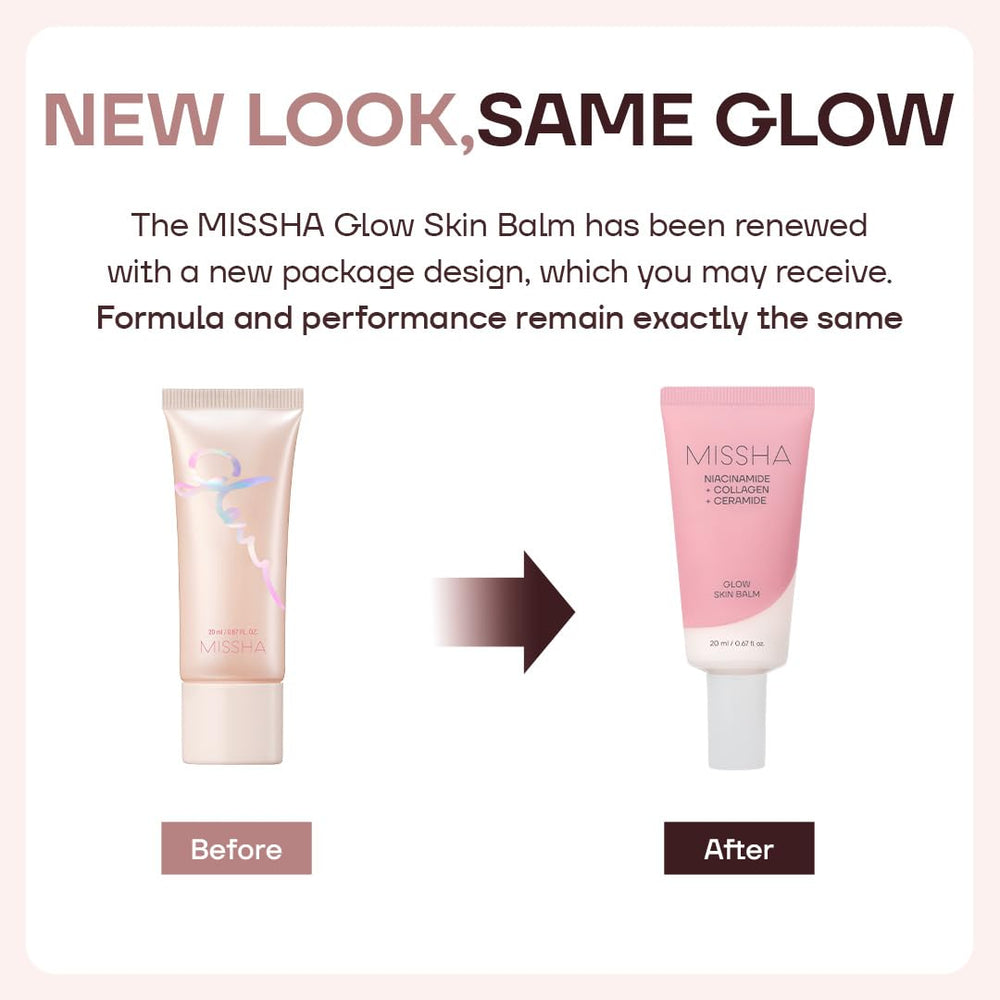 MISSHA balm swatched on finger demonstrating blendable hydration