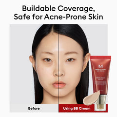 MISSHA applied on model face offering even skin finish