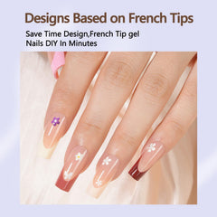 Misssix hand pressing on a nail tip illustrating easy home application and time-saving benefit