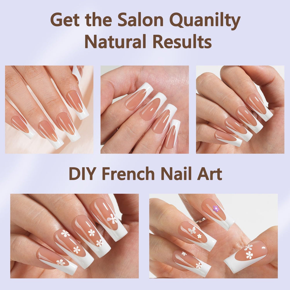 Misssix application in use pressing tip on finger for quick salon look
