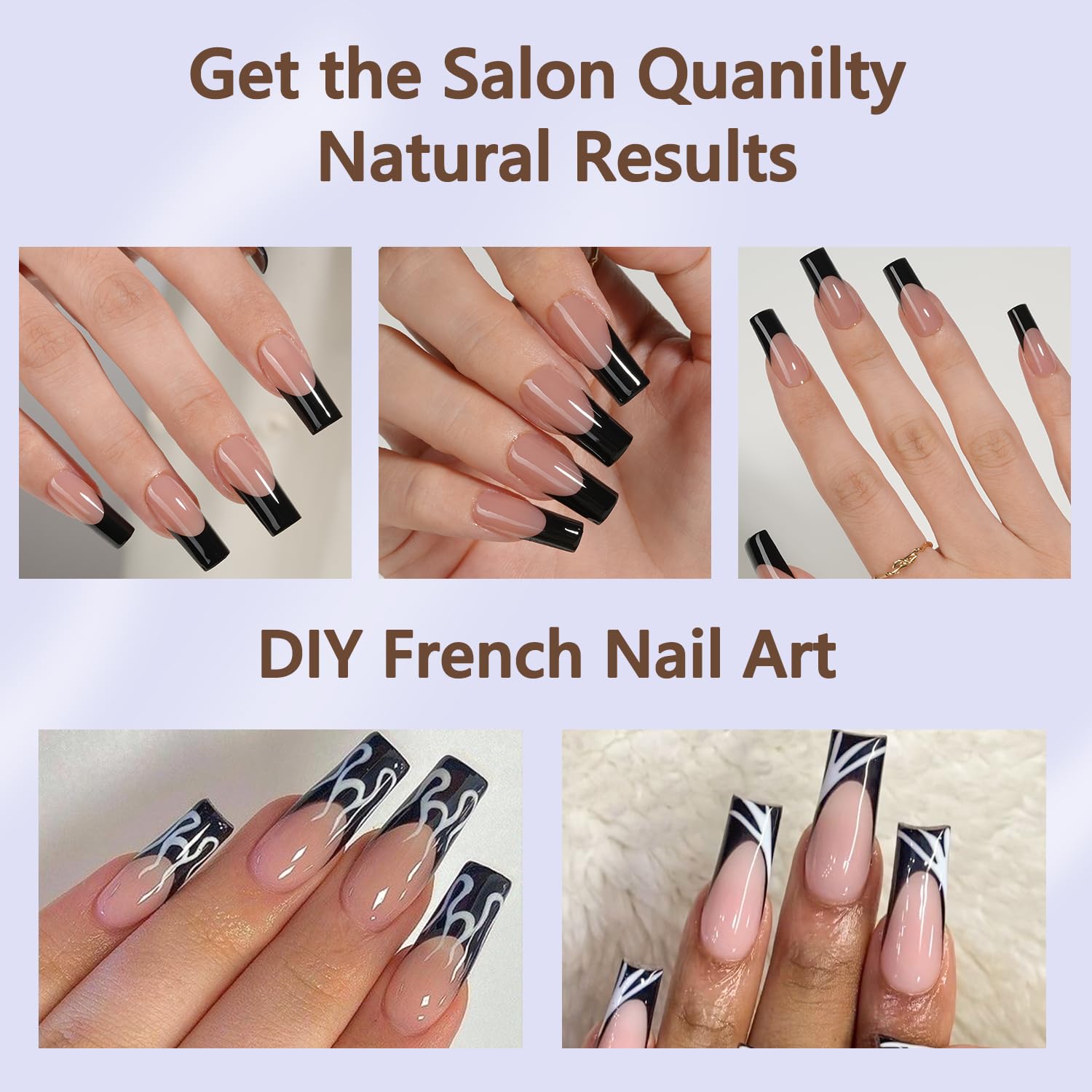 Misssix press-on nails application in use demonstrating fast at-home manicure
