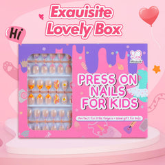 Misssix application on child's hand demonstrating simple press-on placement