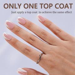 Misssix close-up of French tip edge highlighting durable finish