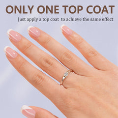 Misssix close-up of inner frosted texture improving glue adhesion and durability