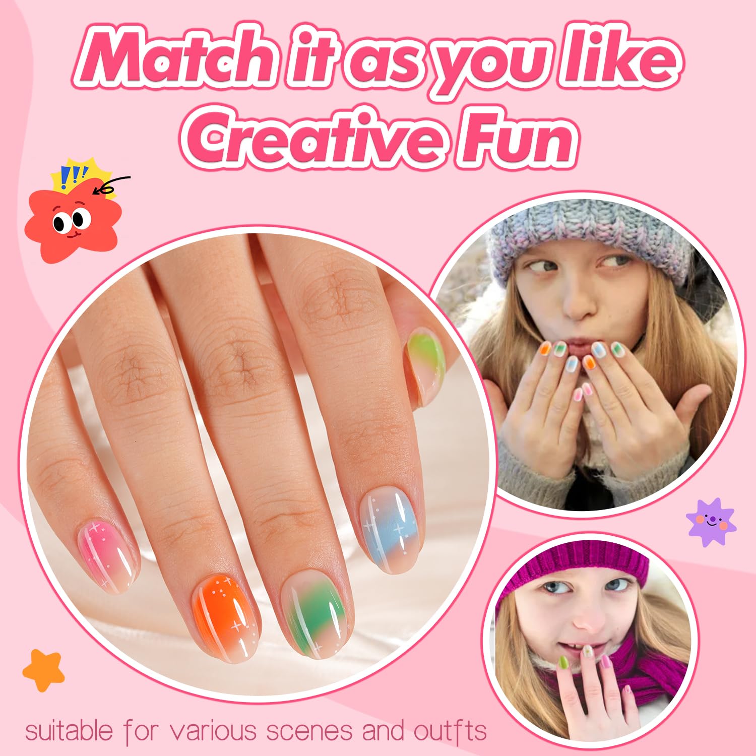 Misssix close-up of nail texture and flexible base offering comfortable fit