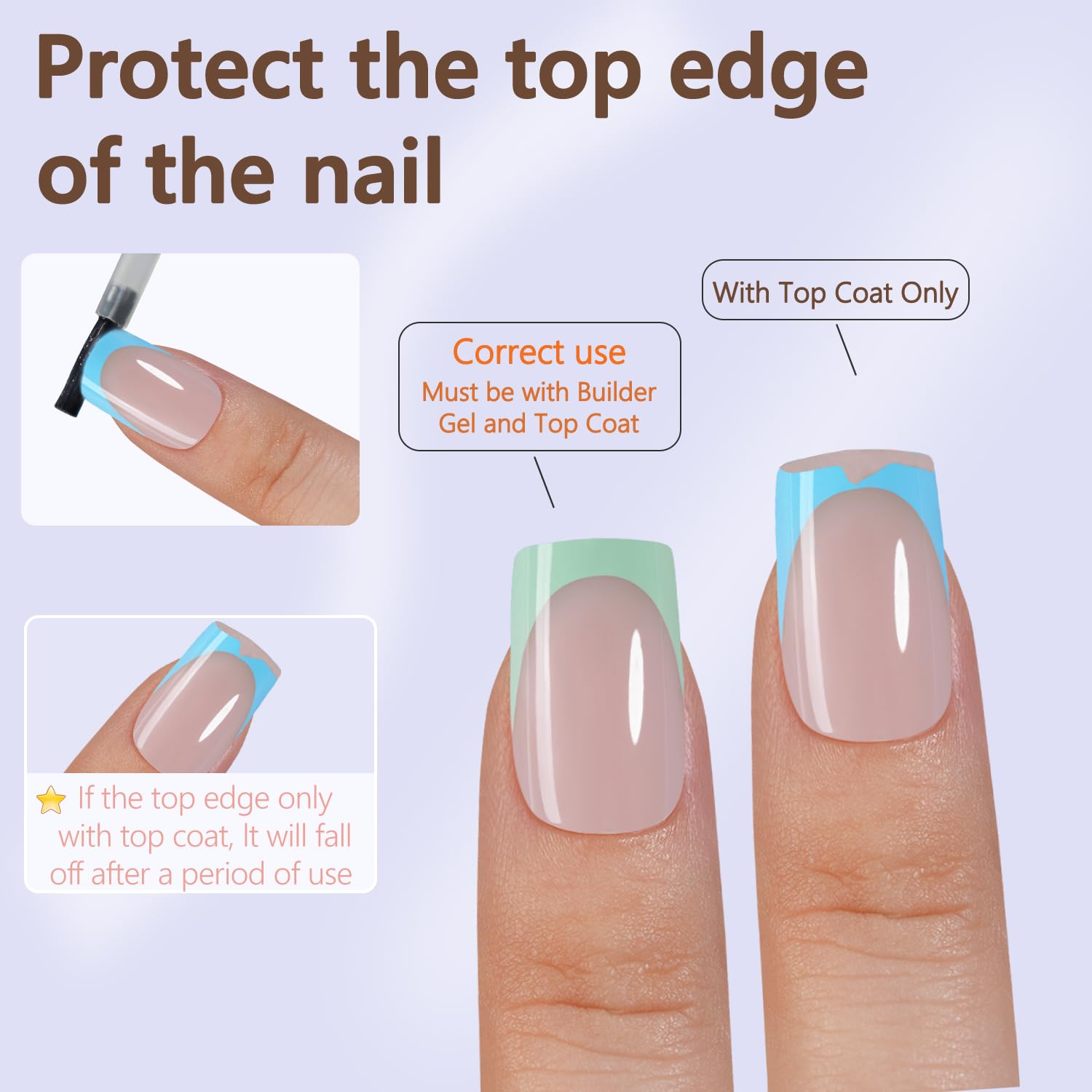 Misssix press-on nails curing under LED lamp for fast, stronger bond