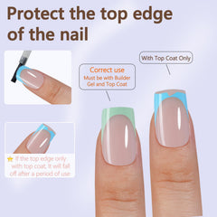 Misssix press-on nails curing under LED lamp for fast, stronger bond
