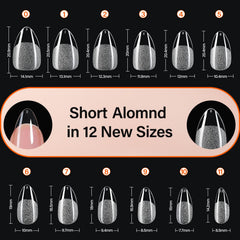 Misssix finished short almond manicure lifestyle image showcasing natural look