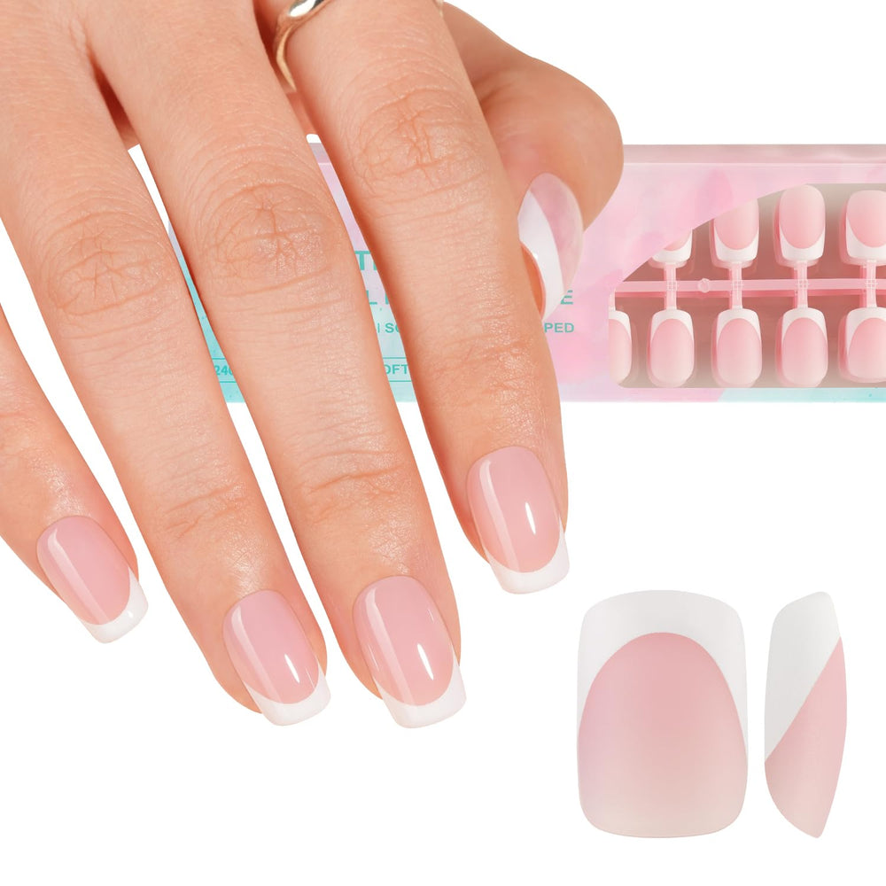 Misssix front packaging showing 150-piece French gel tips and quick install benefit