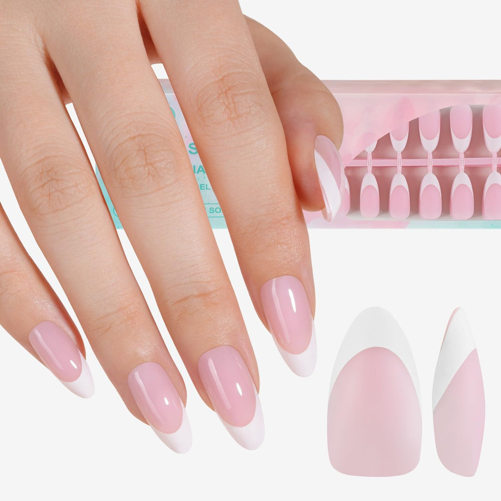 Misssix front packaging showing 150-piece French gel tips and quick-install benefits