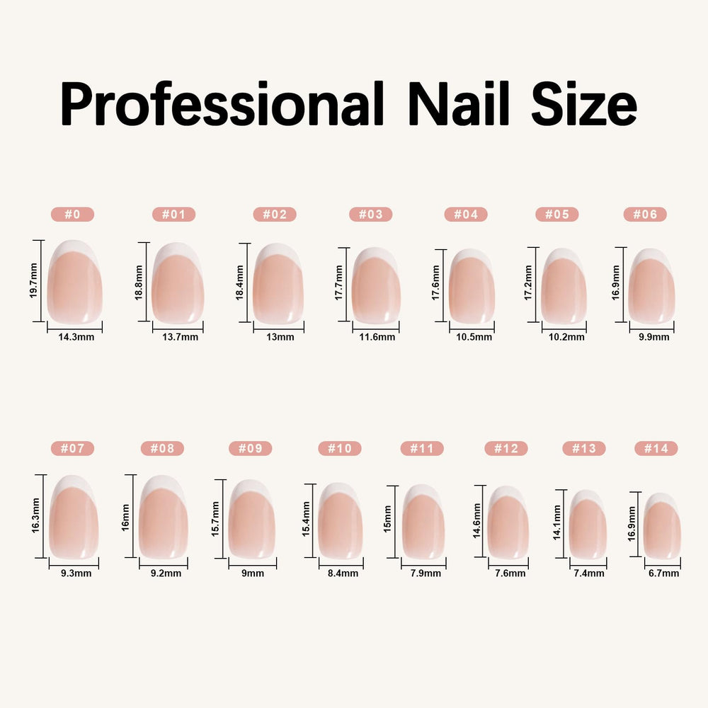 Misssix glue bottle next to nails illustrating included adhesive for instant wear