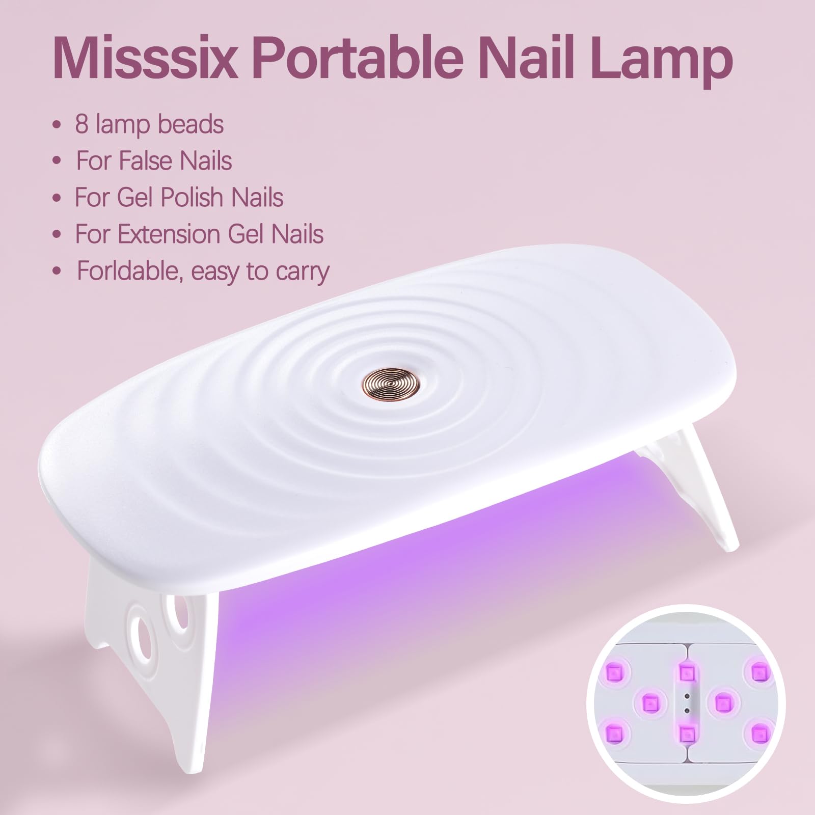 Misssix 5-in-1 gel glue bottle close-up for reliable adhesion