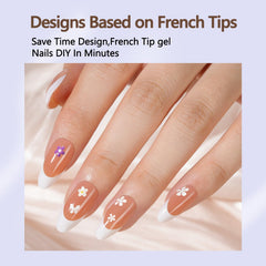 Misssix tips applied on hands in use, demonstrating natural look and fast press-on benefit