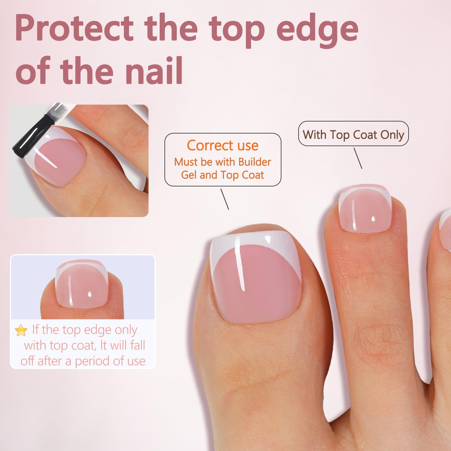Misssix applied on toes with sandals demonstrating elegant finished look