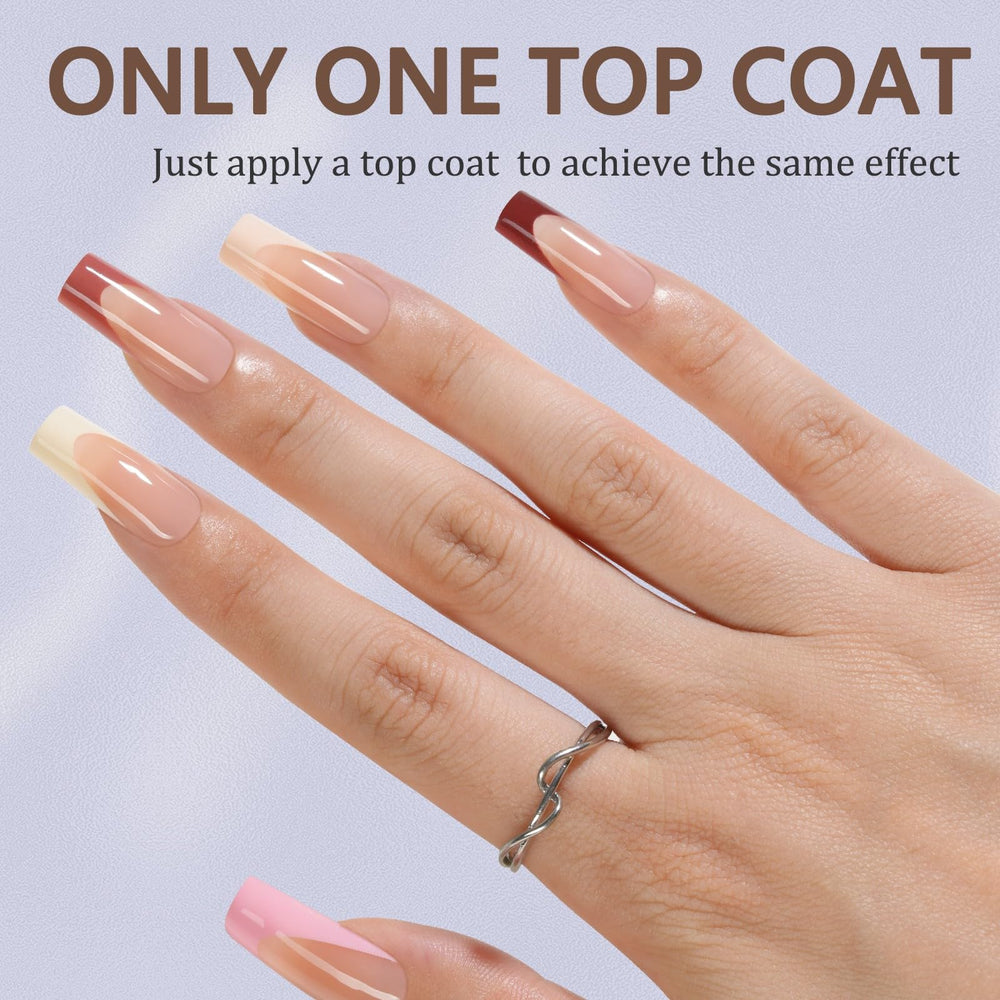 Misssix close-up of inner matte texture improving glue adhesion and longer wear benefit