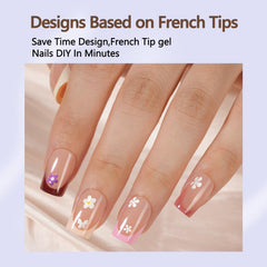 Misssix styled lifestyle shot showing ready-to-wear nails for busy mornings